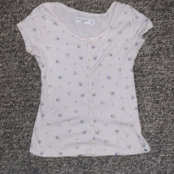 Floral button up Abercrombie tee - Picture 1 of 1